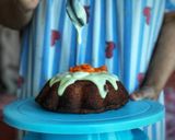 A picture of step 3 of Carrot Cake with Cream Cheese Frosting (wheat and eggless).