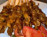 Foto langkah ke 5 dari resep Sate jamur tiram (sate vegan).