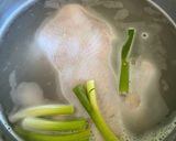 Foto langkah ke 1 dari resep Hainanese Chicken rice / nasi ayam hainan.