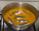 A picture of step 8 of Mackerel Fish Curry.