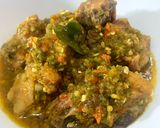 Foto langkah ke 6 dari resep Ayam sambal hijau.