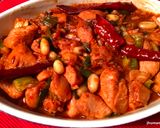 A picture of step 8 of Hot Peanut Chicken.