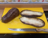 Foto del paso 1 de la receta: Berenjenas rellenas al horno