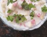 A picture of step 4 of Side dish recepies Apple banana Raita Corn salad Healthy.