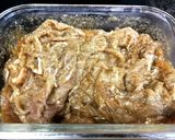 Foto del paso 7 de la receta Redondo de ternera macerado en salsa sorpresa con guarnición