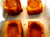 Tortilla de patata cubica