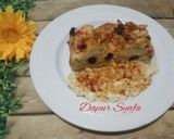 Foto langkah ke 8 dari resep Apple Bread Pudding with cheese milk sauce.