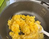 A picture of step 2 of Yellow Rice (my nephew’s lunch box).