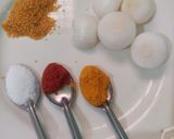 A picture of step 1 of Turmeric onion pickle (sindhi special).