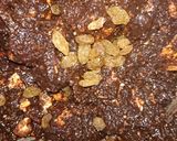 A picture of step 6 of Chocolate and biscuit salami.