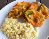 Rántott cukkini virágok recept fázis 5 fotója