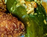Foto del paso 9 de la receta: CAIGUA (pepino de agua), relleno con guiso de Carne Picada...!