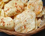 A picture of step 9 of Sun dried Potato Chips.