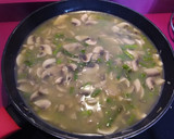 Foto del paso 4 de la receta: Timbal de arroz con champiñones espárragos y crujiente de jamón