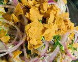 A picture of step 7 of Mix plate Chana Chat.