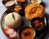A picture of step 35 of Traditional Bihari Veg Thali.