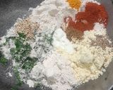A picture of step 2 of Drumstick Leaves Thalipitha.
