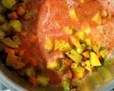 A picture of step 4 of Githeri ya Minji (Pea & green maize succotash).