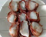 Foto del paso 4 de la receta: Brocheta de rape y cecina
