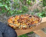 Une image de l'étape 3 de Gratin de pâtes aux courgettes.