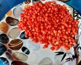 A picture of step 5 of Meethi Boondi.
