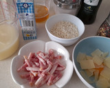 Foto del paso 1 de la receta: Risotto a la carbonara