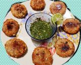 A picture of step 7 of Sabudana Vada.