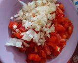 Pas rețetă Ciuperci umplute cu pui și legume 2 fotografie