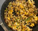 A picture of step 3 of Oatmeal Egg Fried Rice.