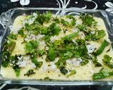 A picture of step 3 of Rava or Semolina Dhokla in Microwave.