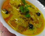 A picture of step 7 of Punjabi dish Pakora karhi.