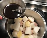 A picture of step 3 of Pork and Daikon (white radish) Nikomi (stew) - Japanese #pressurecook.