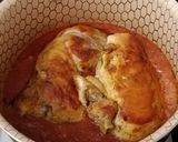عکس مرحله 4 از دستور چلو مرغ و هلو