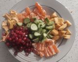 عکس مرحله 1 از دستور سالاد میوه زمستانی