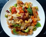 รูปขั้นตอนการทำที่ 3 ของ "ไก่ผัดเม็ดมะม่วง" 🐔🥜🌶🧅Stir Fried Chicken with Cashew Nuts