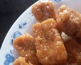 A picture of step 5 of Coconut Jaggery Burfi.