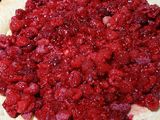 Kuchen sureño de frambuesa
