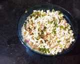 A picture of step 3 of Masala bhel puri.