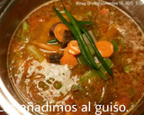 Foto del paso 8 de la receta: Arroz integral caldoso con lentejas rojas y verduras de temporada