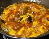 A picture of step 2 of Pineapple- tomato Khatta meetha.
