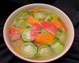 Foto langkah ke 5 dari resep Bening Oyong Wortel.