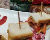 Yummy cheesy sandwich recipe step 3 photo