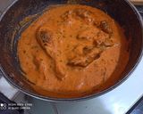 A picture of step 5 of Murg Makhani.