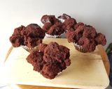 Foto langkah ke 7 dari resep Brownies Mekar Tepung Beras (Eggless).