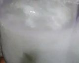 A picture of step 1 of Mint margarita.