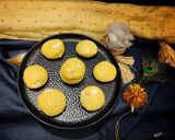 A picture of step 5 of Kesari milk peda.