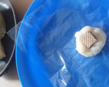 Foto langkah ke 5 dari resep Mochi isi wafer tanpa tepung ketan.