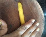 A picture of step 3 of Vanela Gathiya Nu Shaak (Thick handmade Sev Sabji).