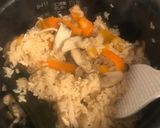 A picture of step 6 of Japanese Paella (Takikomi Gohan).