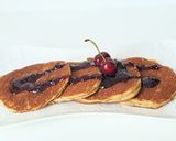 A picture of step 5 of Keto Diet Pancakes.